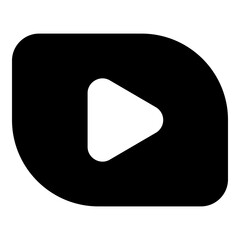 Play icon for start and go