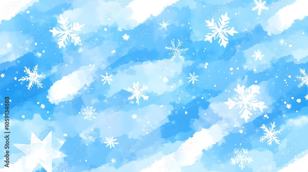 Poster winter watercolor background abstract gradient background with copy space
