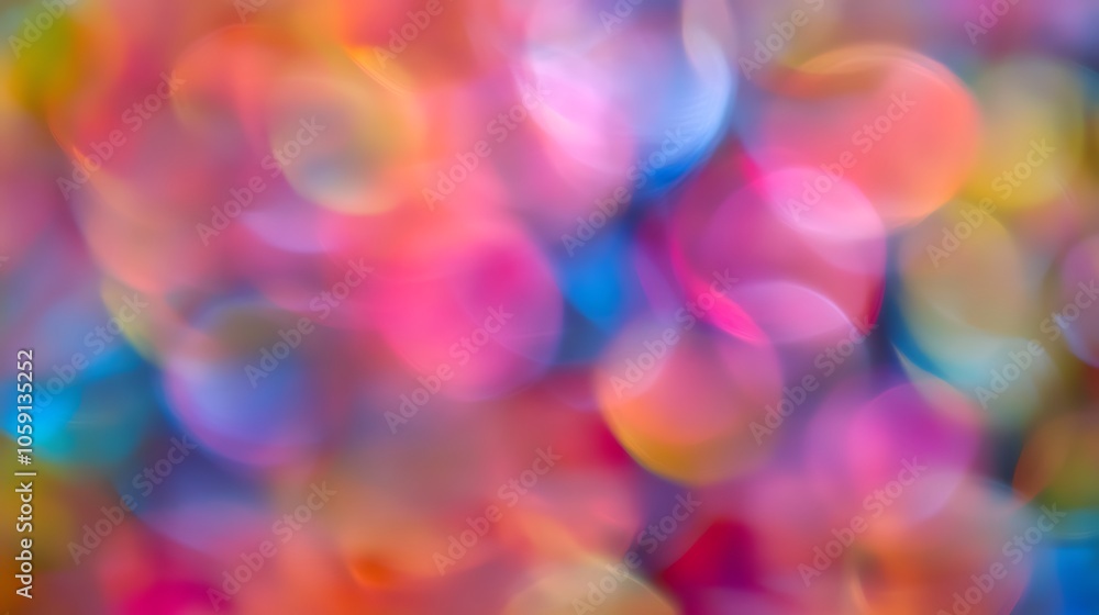 Aufkleber abstract blurred background of colorful lights soft pastel background for graphic design templates