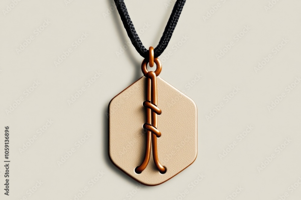 Aufkleber minimalist line art of a badge with clean text and simple shape, symbolizing the clarity and simplic