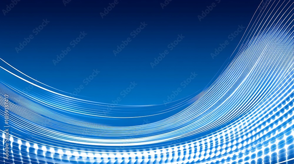 Poster abstract blue lines background blank background with copy space for design projects