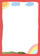 Obraz premium Page border, frame