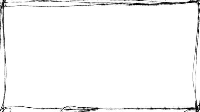 black border on white background video