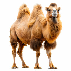 Bactrian camel (Camelus bactrianus), PNG, isolated on transparent background