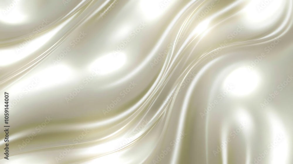 Aufkleber elegant white satin fabric texture background abstract gradient background with copy space
