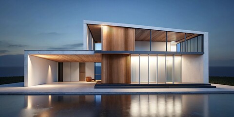 Obraz premium Casa moderna y minimalista