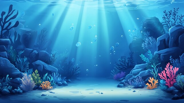深海と魚たち
