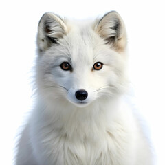 Naklejka premium Polar fox Winter