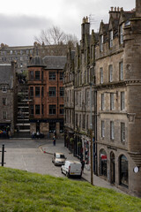 Edinburgh old centre in Scotland