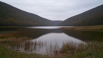 Fototapeta premium lake in the morning