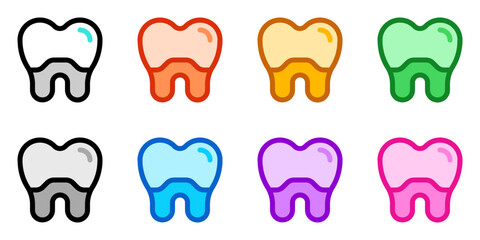 Editable dental crown vector icon. Dentistry, healthcare, medical. Part of a big icon set family. Perfect for web and app interfaces, presentations, infographics, etc
