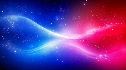 Obraz premium Abstract Blue Red Galaxy Background Soft Pastel Background for Graphic Design Templates