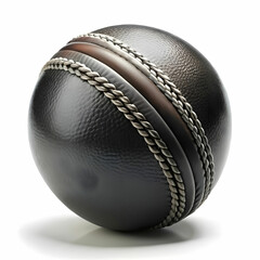 Cricket stump, bat, ball and gloves on artificial turf, elevated view
