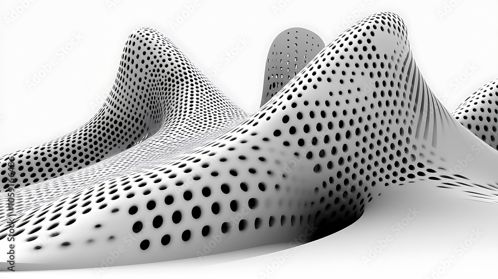 Poster abstract white structure abstract gradient background with copy space