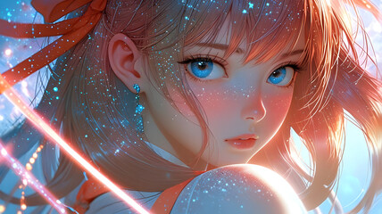 women smilling, smiling women , anime smiling illustrations, smiling anime girls, cute anime girls, Anime girl smilling, AI generative, Ai anime Wallpaper, ai generative anime