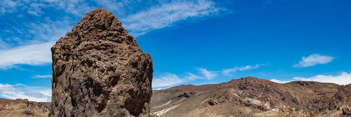Piedra parada rock formation, chubut province, argentina