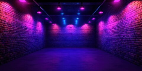 Neon Brick Room.