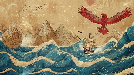 background with a butterfly