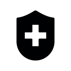 Fototapeta premium medical sign symbol vector icon