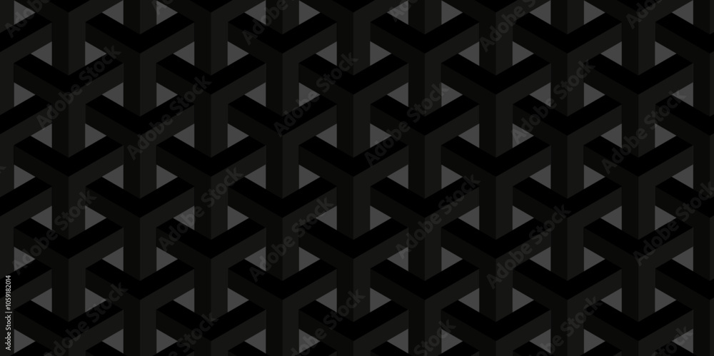 Poster abstract geometric style minimal blank cubic. geometric pattern illustration mosaic, square and tria
