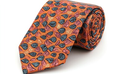 Whimsical turkey print tie in bright colors, ideal for a fun Thanksgiving celebration