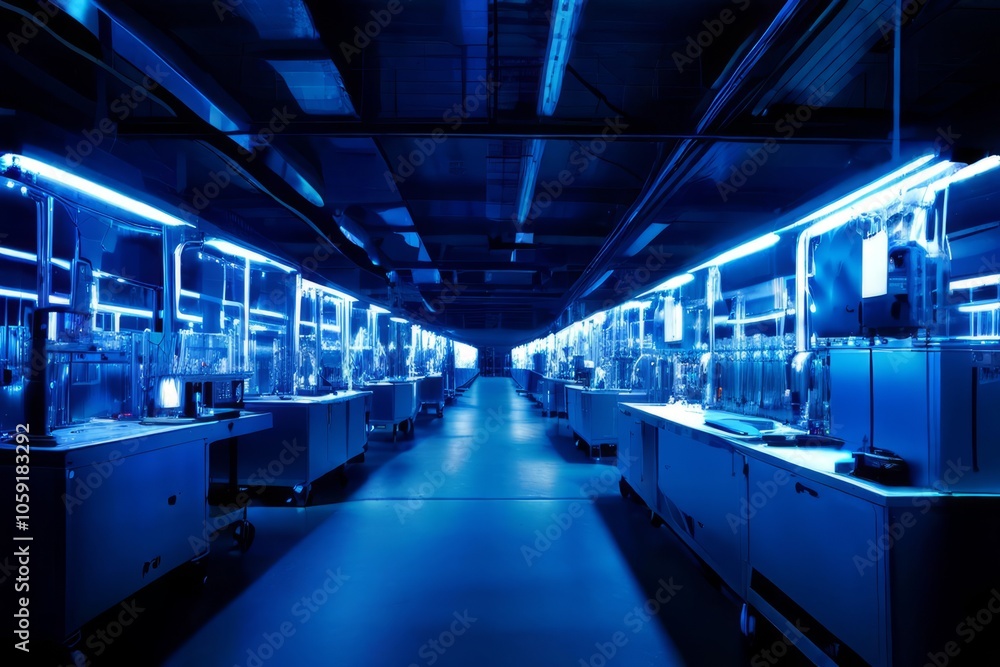 Poster smart factory lighting and climate control ai systems optimize l