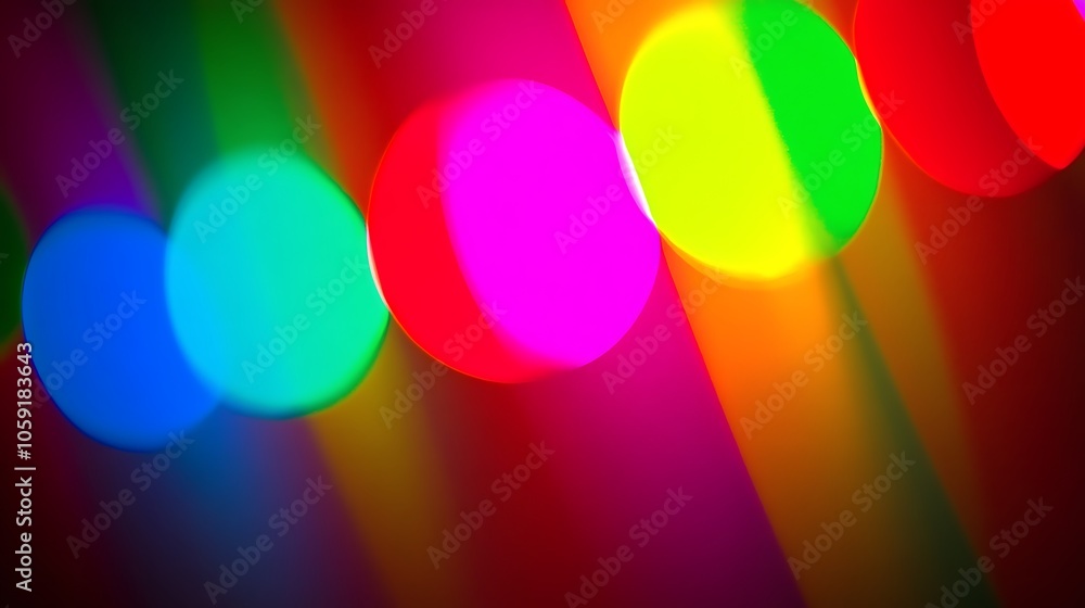 Aufkleber blurred lights background clean blank canvas with empty space for designs