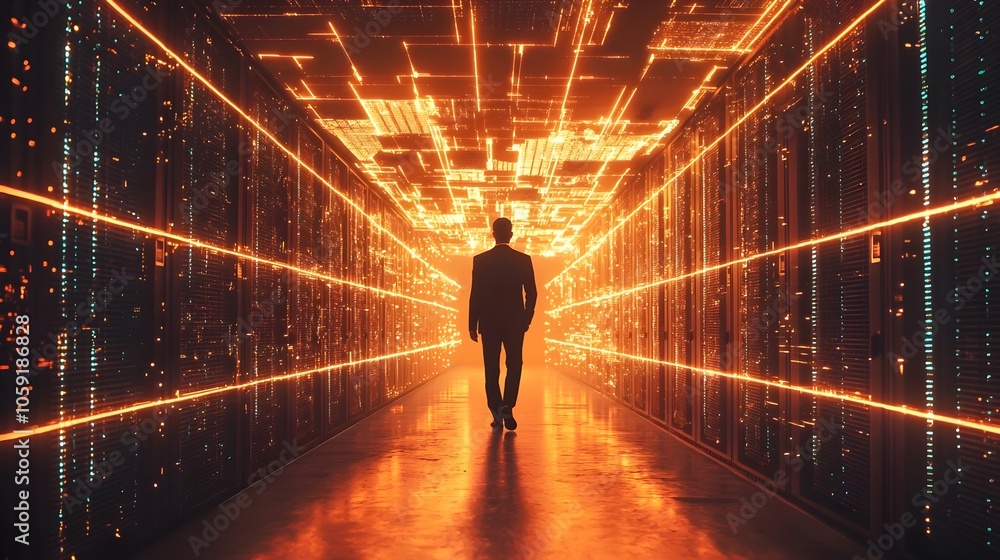 Poster business leader navigating the data driven future of enterprise
