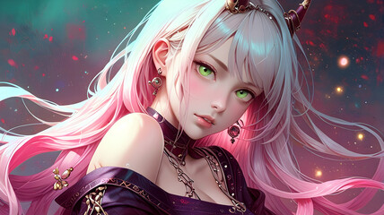 women smilling, smiling women , anime smiling illustrations, smiling anime girls, cute anime girls, Anime girl smilling, AI generative, Ai anime Wallpaper, ai generative anime