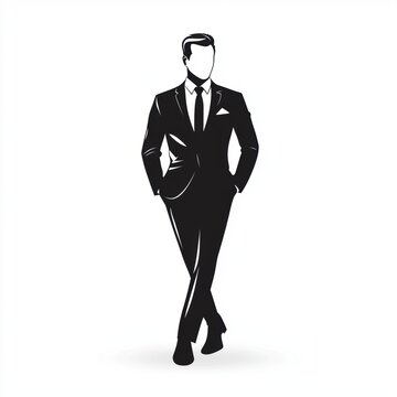 recommend clip art: Man in Suit Silhouette.