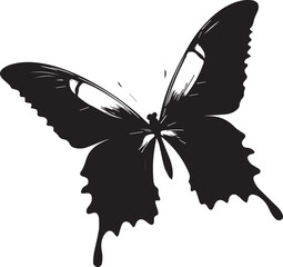 butterfly silhouette vector