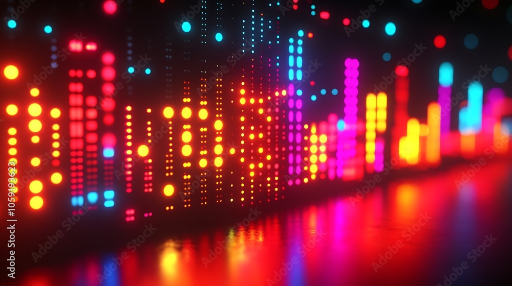 Aufkleber abstract colorful lights background smooth blue background with copy space for advertisements