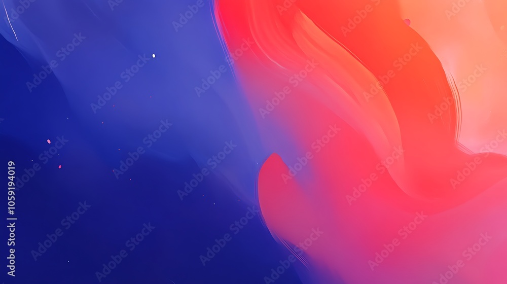 Poster Abstract Gradient Background Minimalist White Background with Space for Text