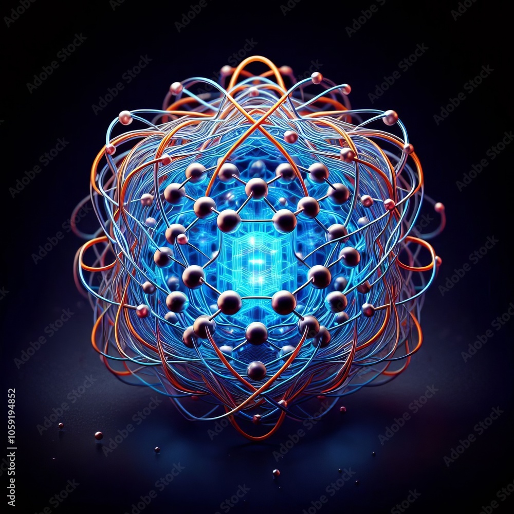 Poster variant quantum computing represented by entangled electric part