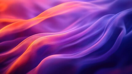 A vibrant abstract image of a colorful wavy motion, likely representing fluidity or flow.