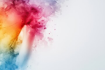 Fototapeta premium Vibrant abstract watercolor background featuring an explosion of colors, perfect for artistic designs and creative projects.