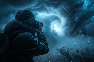 Photographer Documents Massive Tornado in Open Field