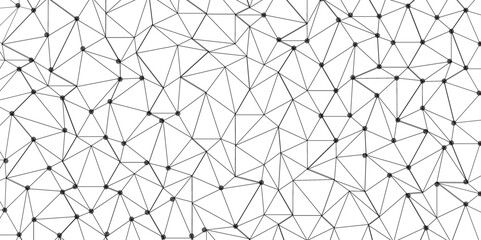 Abstract of simple gray line triangle pattern geometric background. Seamless geometric polygonal repeatable pattern swatch background, Trendy design vector background for web backdrop orpaper print.	
