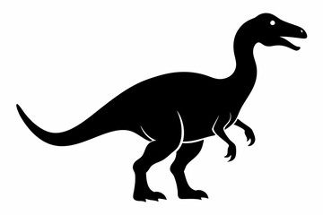 Vector dinosaur silhouette, Dinosaur Silhouette Icon – Black Silhouette Vector Design ,Tyrannosaurus dinosaur silhouette vector illustration, dino ,tyrannosaurus, icon symbol.