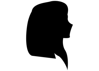 silhouette of a woman