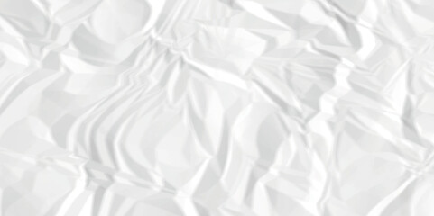 White crumpled paper texture. White wrinkled paper texture. White paper texture. White crumpled and top view textures can be used for background of text or any contents.