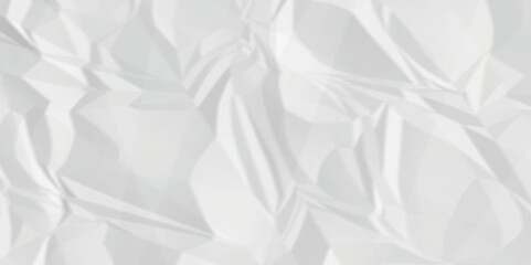 White crumpled paper texture. White wrinkled paper texture. White paper texture. White crumpled and top view textures can be used for background of text or any contents.