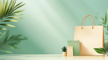 Brightly lit e-commerce website offering Green Monday discounts on sustainable goods, digital marketplace