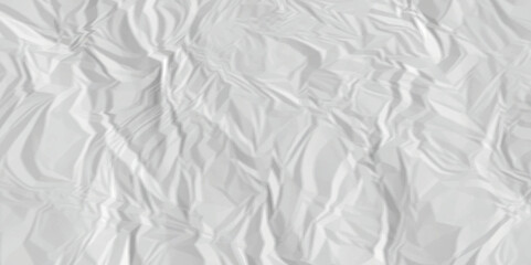 White crumpled paper texture. White wrinkled paper texture. White paper texture. White crumpled and top view textures can be used for background of text or any contents.