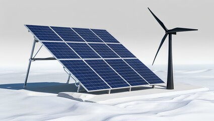 Sustainable Off-Grid Energy Solution: Solar and Wind Power