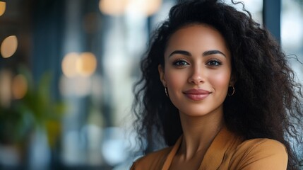 Obraz premium portrait of a smiling woman
