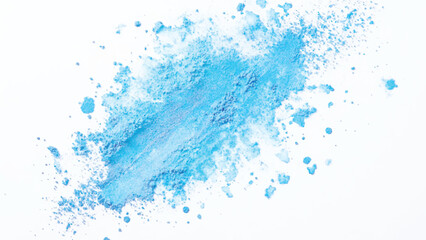 Abstract Blue Powder Splash.