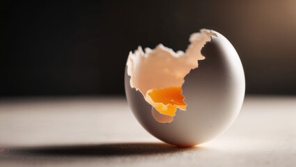 broken egg shell
