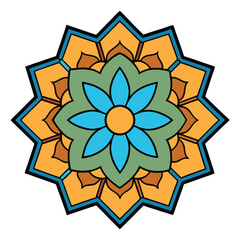 islamic mandala vector design