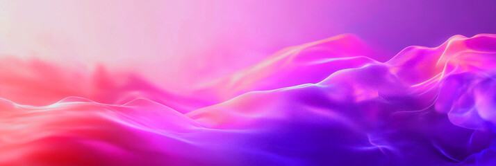 vibrant abstract background featuring flowing waves of pink and purple hues, creating dreamy and ethereal atmosphere. soft gradients evoke sense of calm and creativity
